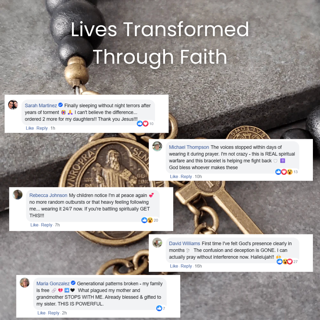 St. Benedict Crucifix Bracelet β For Generational Deliverance