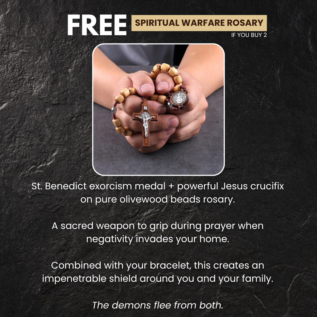 St. Benedict Crucifix Bracelet – For Generational Deliverance