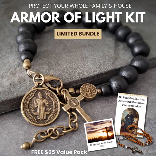 St. Benedict Crucifix Bracelet – For Generational Deliverance